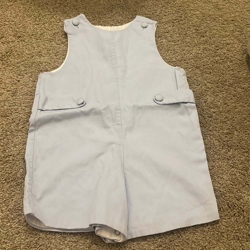 Baby Blue Boys Overalls